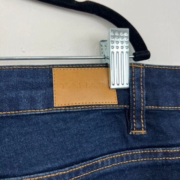 NWT Tahari Kelley Midrise Skinny Jeans Dark Wash Rayon Denim Mid Rise 24W 3X - Picture 6 of 6